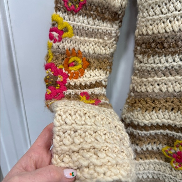 Anthropologie “Boho Cottage Floral Spring Knit Duster Cardigan Sweater” - Picture 7 of 15